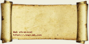 Zorana Kričak vizit kartica